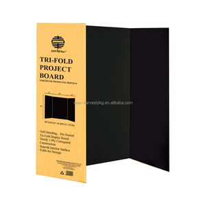 定制印刷三折艺术纸展示板海报风格，用于演示文件或纸板 - Product Image 1