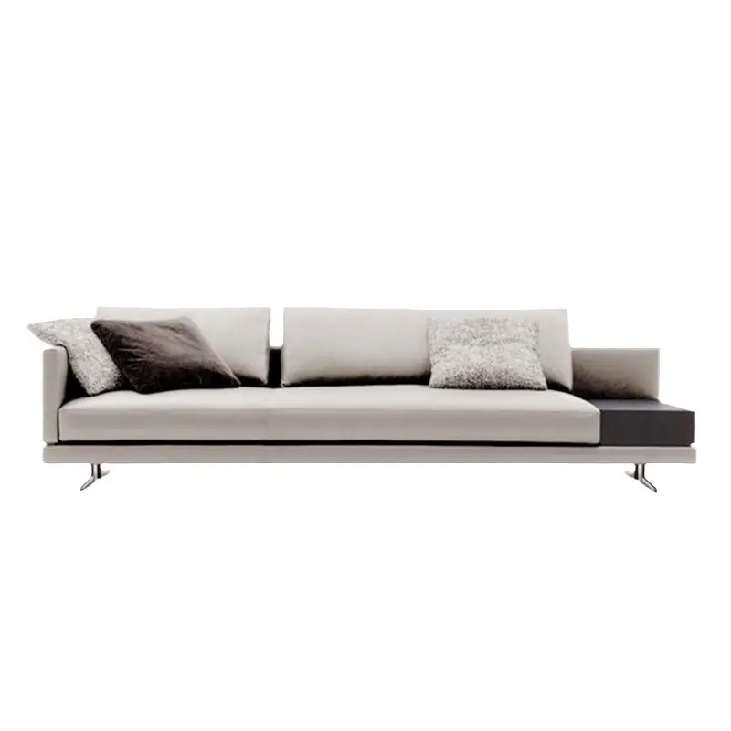Итальянский минималистский современный роскошный секционный диван для гостиной и виллы, набор, цветная обивочная ткань, обивочный диван