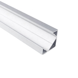 ไฟ LED แถบอะลูมิเนียมโปรไฟล์แบบอัดขึ้นรูปมุมช่องไฟตัวกระจายแสง - Product Image 4