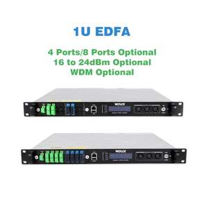 1550nm MiNiCATV光アンプWDM48ポート23db19dbmケーブルTVEDFA、RF入力付き - Product Image 3
