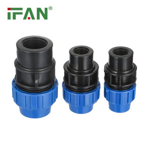 IFAN on Sell HDPE Fitting Dark Blue 1/2&quot;-4&quot; PP Compression Fittings Thread Female Socket GB/<strong>T</strong> 13663 Quick <strong>Connect</strong> - Product Image 5