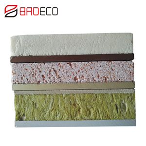 Placa integrada de decoração, isolamento exterior da parede