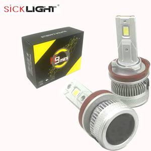 MINI N9自動照明システム100w20000LM二重銅管車LEDランニングライトH4H7H11電球90059006LEDヘッドライト