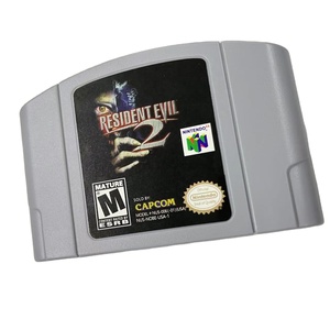 ニンテンドー64USATSCバージョンレトロビエデオ512ビットN64カートリッジコンソール用バイオハザード2ビデオN64ゲームカートリッジ - Product Image 4