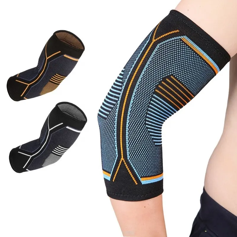 Manchon de coude de tennis de compression antidérapant Sportswear pour l'arthrite