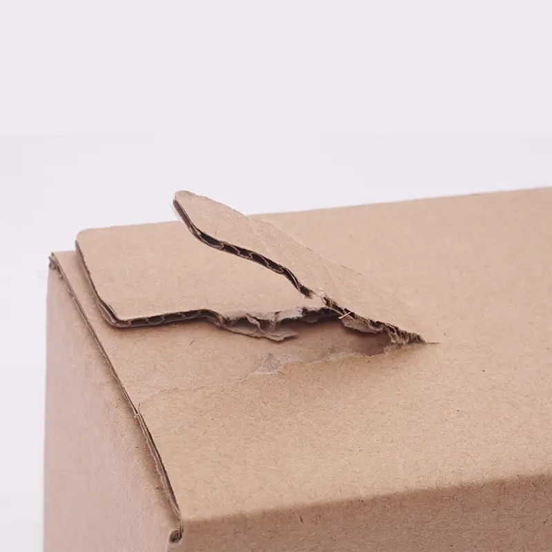 Boîte en carton ondulé avec fermeture éclair, boîte d'emballage avec logo personnalisé, boîtes de livraison à fermeture éclair