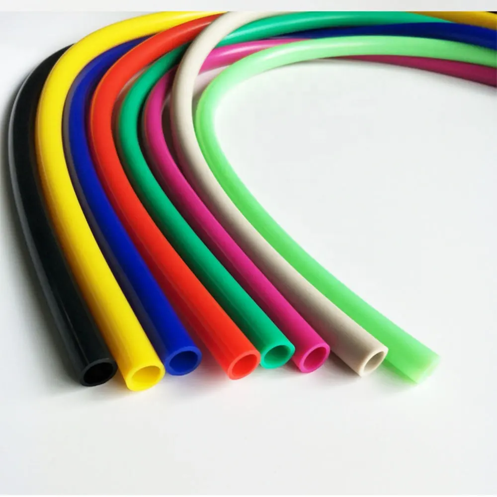 Résistant à la chaleur coloré tailles personnalisées extrusion caoutchouc vide narguilé shisha eau silicone tuyau tuyau tube d'air