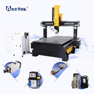 Máquina cnc de torno de madera de 4 ejes, enrutador cnc 1325 para carpintería, enrutador cnc - Product Image 1