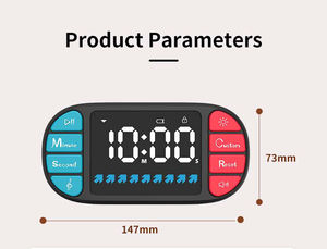 Neuer minimalisti scher Faux-Griff Visual Timer Wecker Spaß Pädagogische Countdown-Uhr Einstellbare Zeit LED-Anzeige Kinder Timer - Product Image 6