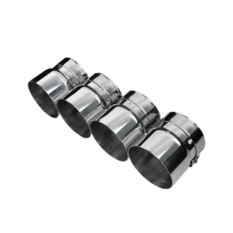 Chrome Exhaust Tips 304 Stainless Steel Muffler Pipe Suitable for BMW F87 M2 F80 M3 F82 F83 M4