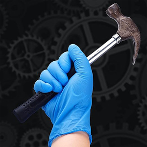 Stock Disposable Powder Free Factory Price Blue Nitrile Medical <strong>Examination</strong> Work Touch Screen <strong>Gloves</strong> - Product Image 5