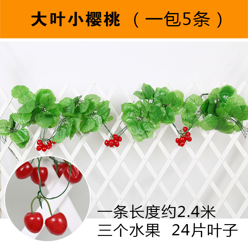 Un paquet de petites cerises à grandes feuilles (5 sachets)