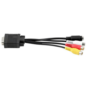 VGA至电视S-视频RCA AV 3音频视频适配器PC计算机电缆转换器 - Product Image 1
