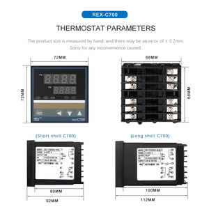 Controlador inteligente de temperatura PID, rex-c700 de alta precisión, Económico - Product Image 2