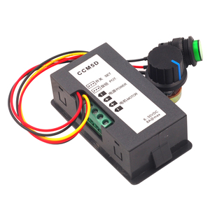 DC 6V 12V 24V 5A ajustable PWM DC Motor controlador de velocidad CCM5D LED pantalla Digital interruptor de Control de velocidad continuo Gobernador - Product Image 3