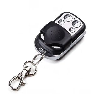 4 pulsanti metallo 433 MHz codice di apprendimento universale RF trasmettitore programmabile cancello telecomando - Product Image 1
