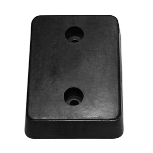 Bền xe tải và Trailer hình chữ nhật cao su tải tường Dock <span class=keywords><strong>Bumper</strong></span> tấm sụp đổ khối đen cao su sốc khối bảo vệ - Product Image 2