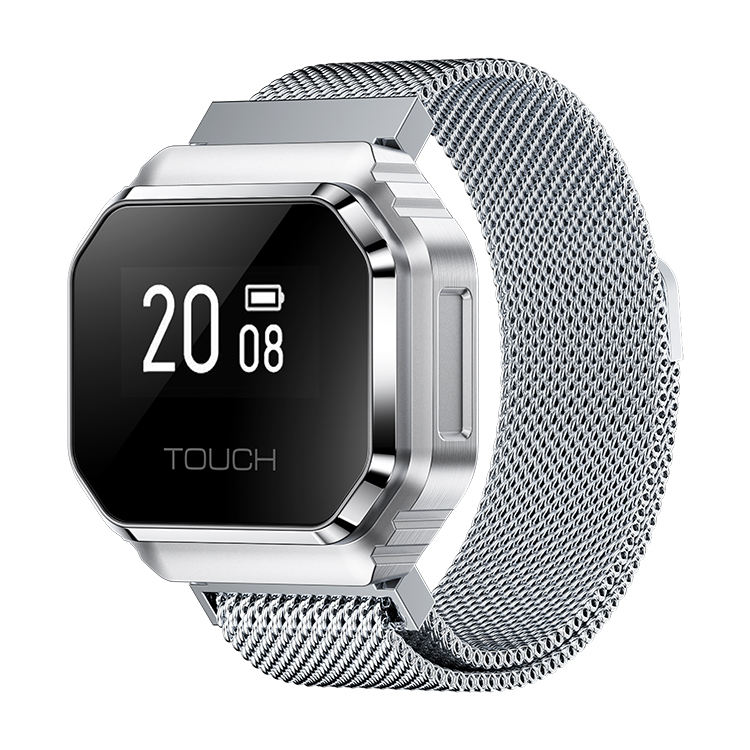 สีเงิน: สายรัดนิ้วเหล็ก + สายไนลอนยาว