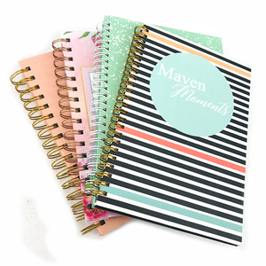 בד hardcover מחיר זול ספירלה <span class=keywords><strong>o</strong></span> פו מחברת אישית עם דפים מרופדים מותאמים אישית