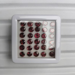 100% טבעי לא צבעים mozbrete garnet facted אגס רופף אבני חן רופף מפעל הסיטונאי עבור תכשיטים