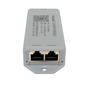 TiNCAM 10/100/1000Mbps IEEE 802.3af/at PoEエクステンダーリピーター3ポートPOEスイッチ1 in 2 OutリピーターPOEイーサネットエクステンダー