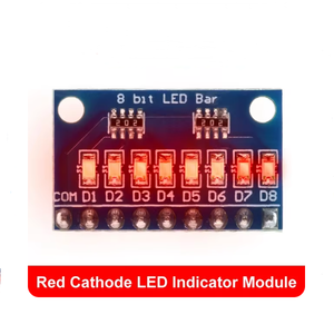 <strong>3</strong>.3V 5V 8-bit Blue Red Common Anode Common Cathode <strong>LED</strong> Indicator Module diy - Product Image 3