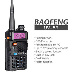 Baofeng Factory-Módulo transceptor de radio bidireccional de banda dual de 5W, Walkie Talkie, de mano, Ham, de dos vías, a prueba de - Product Image 2