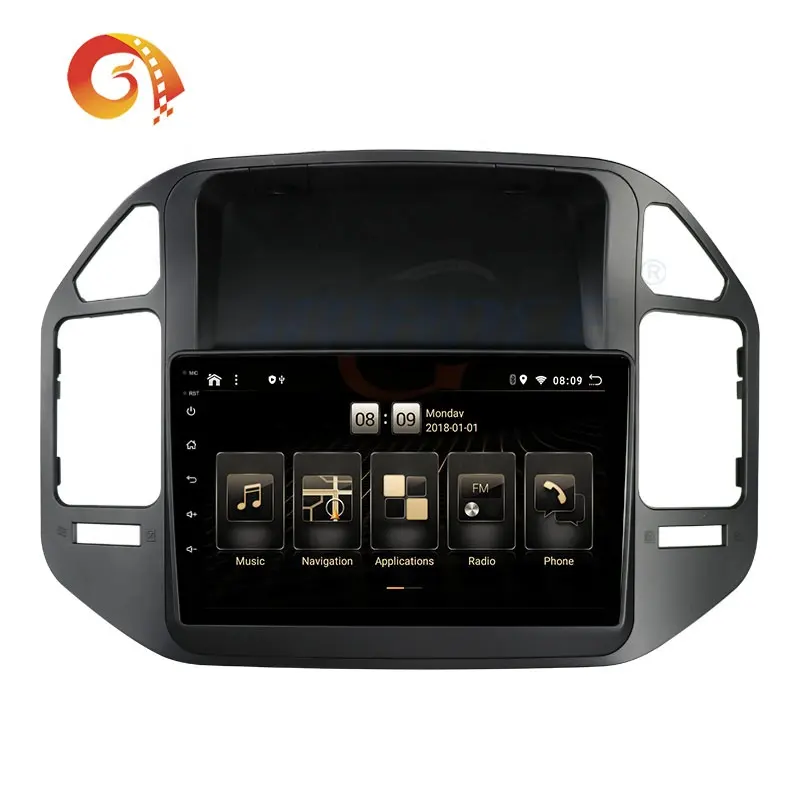 Màn Hình Cảm Ứng Car Dvd Player Auto Head Đơn Vị Android Car Đài Phát Thanh Cho Mitsubishi Pajero V73 2004 2005 2006 2007 2008 2009 2010 2011