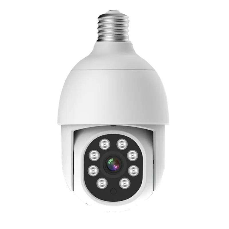Smart home light lampada lampadina impermeabile ICSEE wifi 3MP fotocamera 360 gradi pnaoramic wireless IR sicurezza VR telecamera CCTV