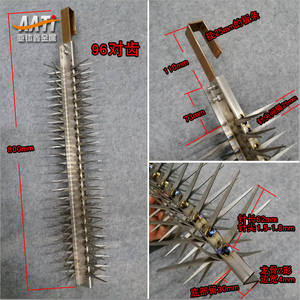 Titanyum oksit fikstür 10 diş 1.5 kalın Titanium titanyum eloksal ekipmanları titanyum jigs - Product Image 6