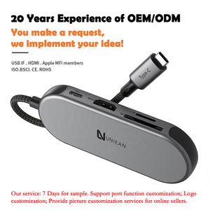 Station d'accueil <span class=keywords><strong>USB</strong></span>-<span class=keywords><strong>C</strong></span> Type <span class=keywords><strong>C</strong></span> <span class=keywords><strong>HUB</strong></span> <span class=keywords><strong>USB</strong></span> Port <span class=keywords><strong>HUB</strong></span> <span class=keywords><strong>USB</strong></span> <span class=keywords><strong>C</strong></span> pour PS5 Mac Ipad interrupteur d'ordinateur - Product Image 3