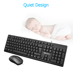 DT5100 <strong>Computer</strong> Accessories Wholesale Office Business Usb <strong>Keyboard</strong> Home Wired <strong>Keyboard</strong> Mouse Set - Product Image 6