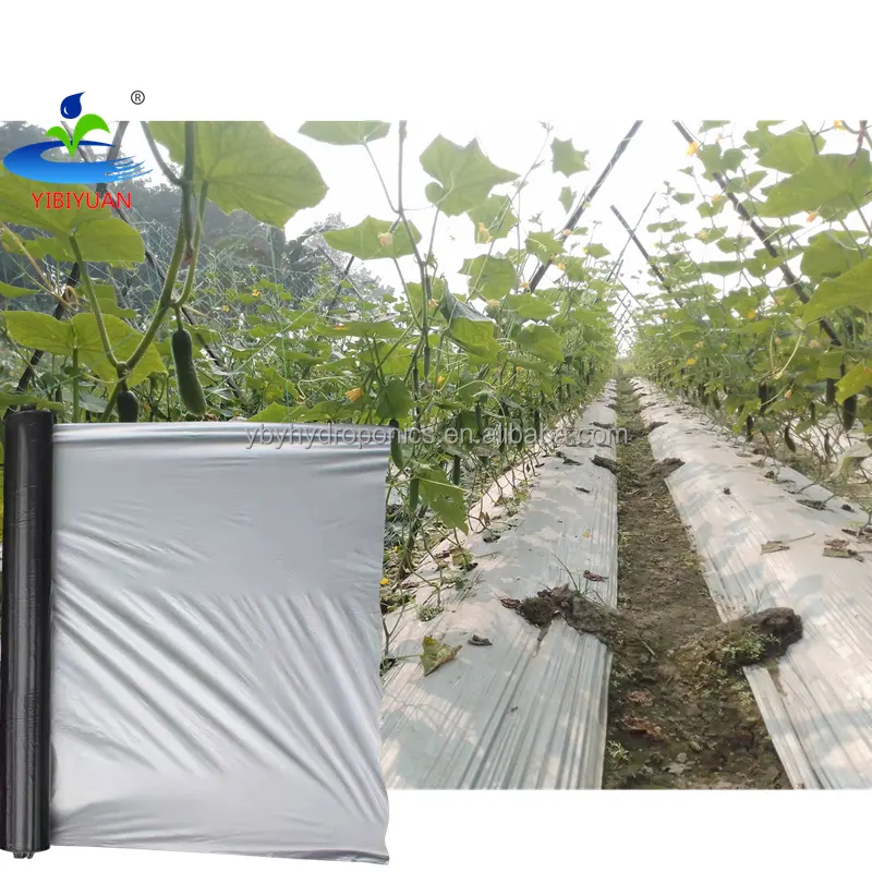 Сельское хозяйство черная пластиковая мульчирующая пленка 30 микрон 25 бумага мульчирование лист рулон