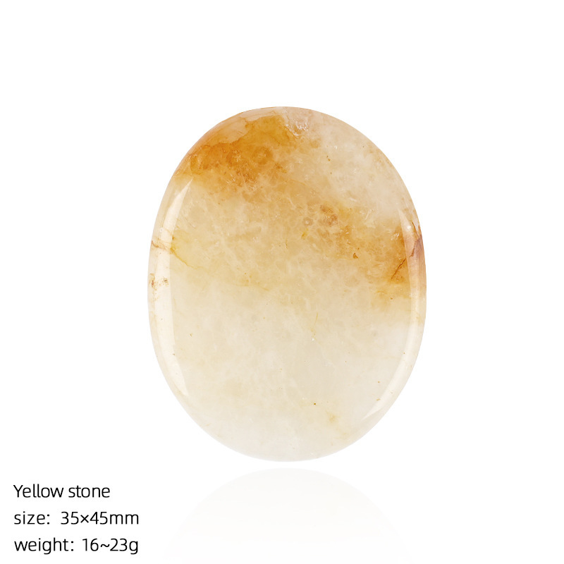 Yellow jade palm stone