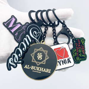 Özel Logo anahtarlıklar ucuz kabartmalı kişiselleştirilmiş hatıra hediyeler anahtarlıklar yumuşak emaye Metal anahtar zincirleri - Product Image 6