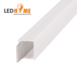 Alüminyum ekstrüzyon profili için U şekli LED şerit profil PC kapak Bar ışıkları profil gömme - Product Image 3