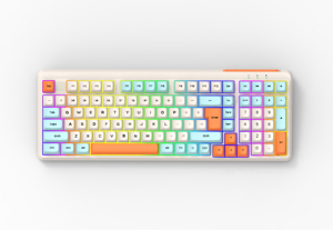 Teclado de sensación mecánico inalámbrico OEM con modo dual Bluetooth 5,0/2,4 Ghz - Product Image 4
