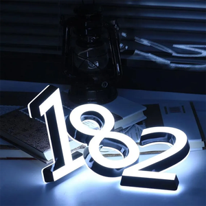 Разноцветный супер слово RGB бизнес-знак под заказ 3d буквы светодиодные световые буквы программируемые светодиодные фронтовые светодиодные буквы 3d световой знак - Product Image 6