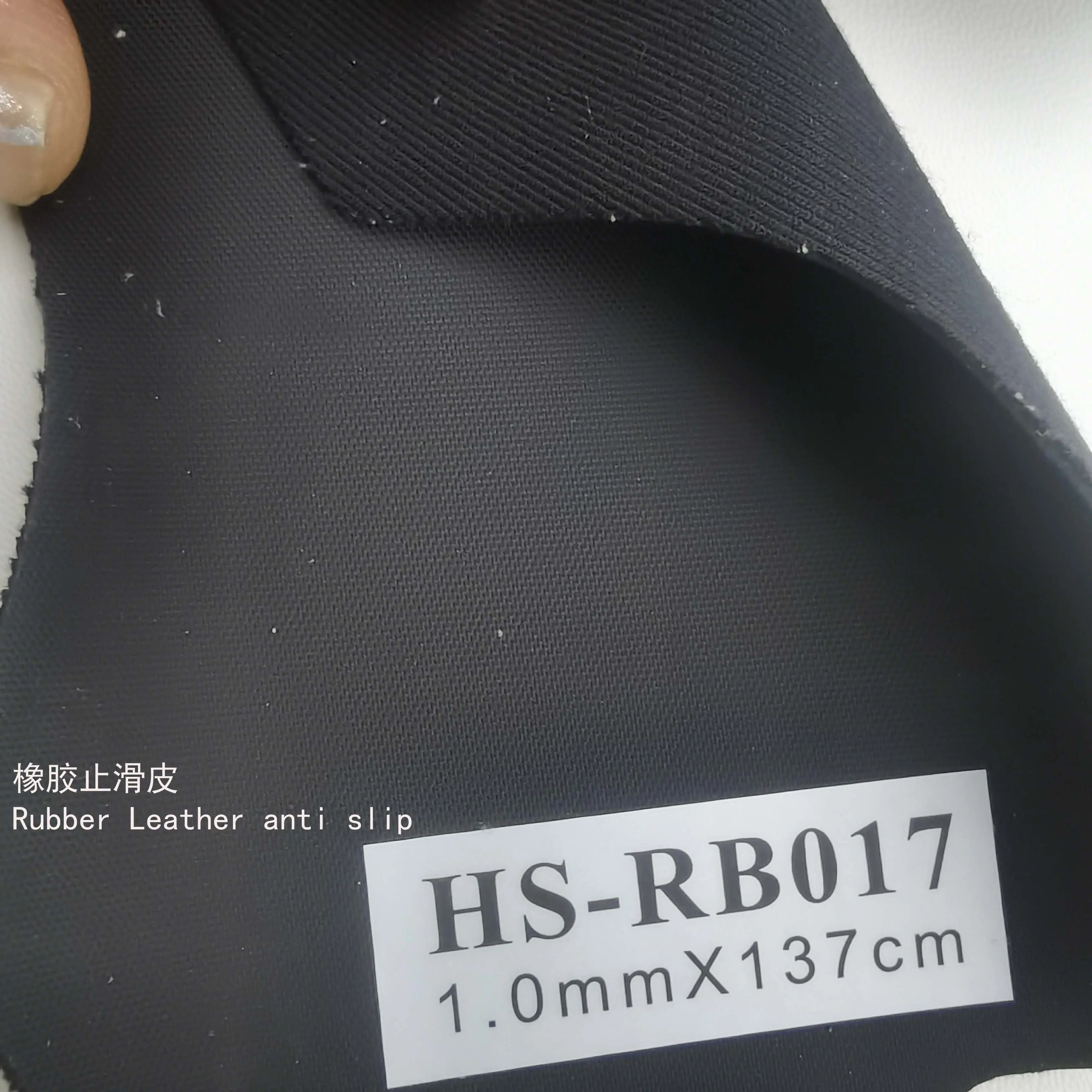 Goma antideslizante cuero sintético de goma 0,8mm para guantes bolsa material de equipaje