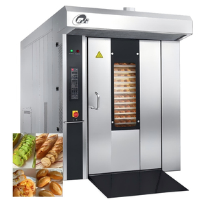 بخاخ تجاري كبير بالغاز 32 لوح ترطيب بالبخار الحراري الدوار بالهواء الساخن لاستخدام المخابز الصناعية - Product Image 1