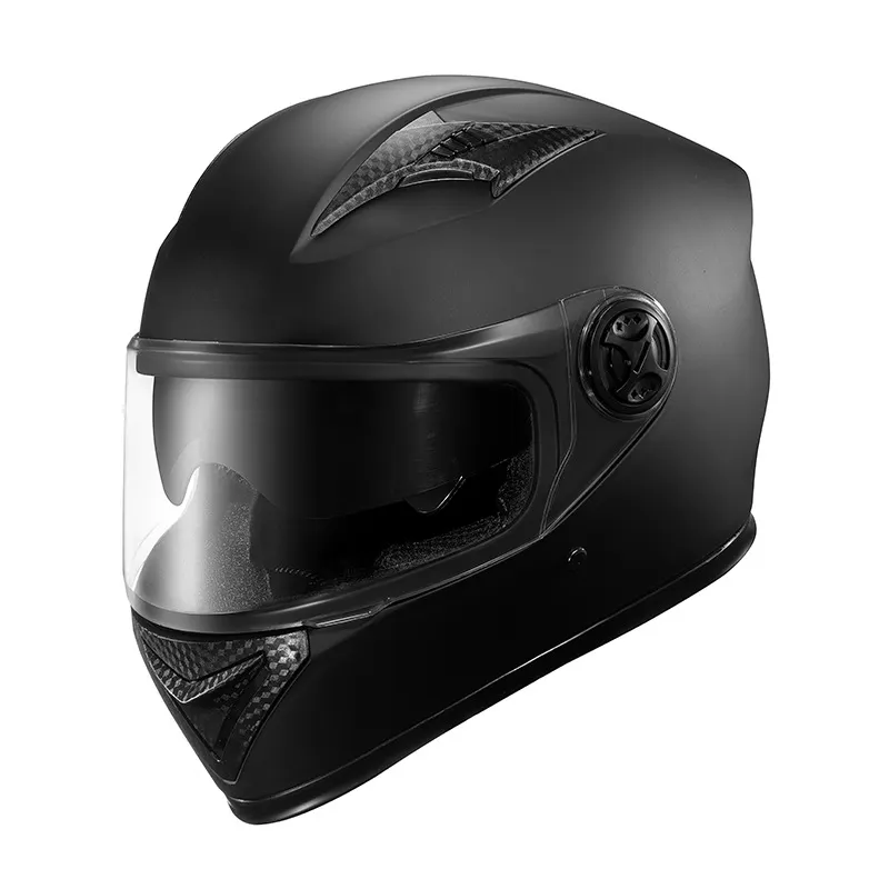 נגד ערפל מט שחור XL אופנועים קסדות מלא פנים קסדת בטיחות Moto גבוהה באיכות קסדת אופנוע אבזרים