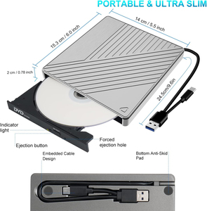 通用串行总线3.0多功能外置DVD驱动器刻录机刻录机 - Product Image 6