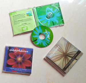 迷你音乐cd在98x90x7.5毫米迷你透明宝石盒包装加8页小册子插入和托盘卡印刷