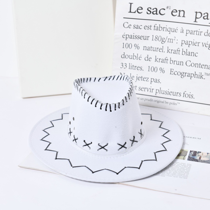 Chapeau de pêcheur blanc (cowboy occidental)