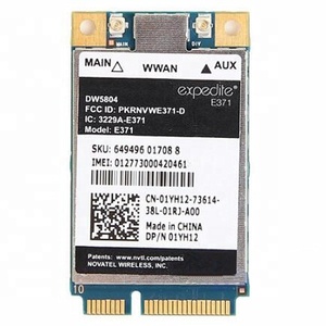 Unlocked kablosuz DW5804 4G LTE/WWAN mobil geniş bant 01YH12 E371 PCI-E 3G/4G kart WLAN WCDMA modülü Modem Dell - Product Image 1