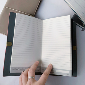 Cuaderno de viaje con correa elástica personalizada, libretas de diario con cubierta de cuero de regalo de PU, Material de PP que restaura formas antiguas - Product Image 6