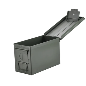 Màu xanh lá cây thép kim loại đạn lon bền sắt trường hợp OEM và ODM hỗ trợ - Product Image 2