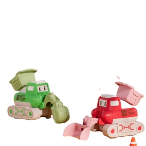 爆発する子供のおもちゃの車小さな男の子漫画ニューストラック引き戻し車のおもちゃ - Product Image 1