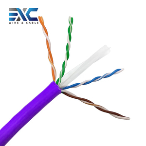 EXC fabrika 1000ft Cat6 UTP Lan kablosu Cat6a kutusu ile 305M 4pr bakır ağ Cat6 - Product Image 3