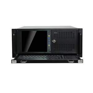 4U Rackmount Chassis Industrial Workstation <strong>Computer</strong> Server case With 8.4 '' LCD Screen - Product Image 1